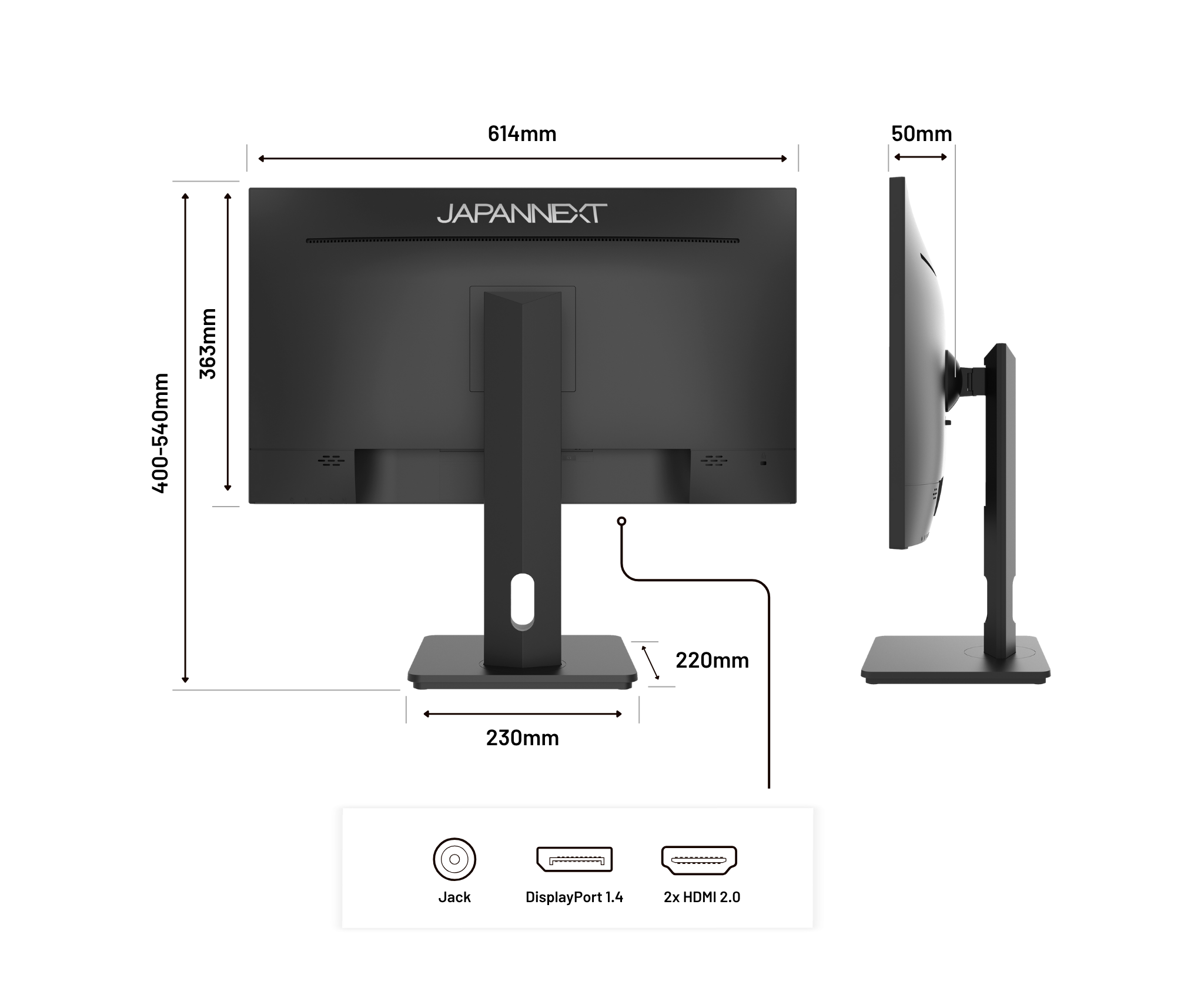 Schermo da ufficio per PC | 27" | WQHD