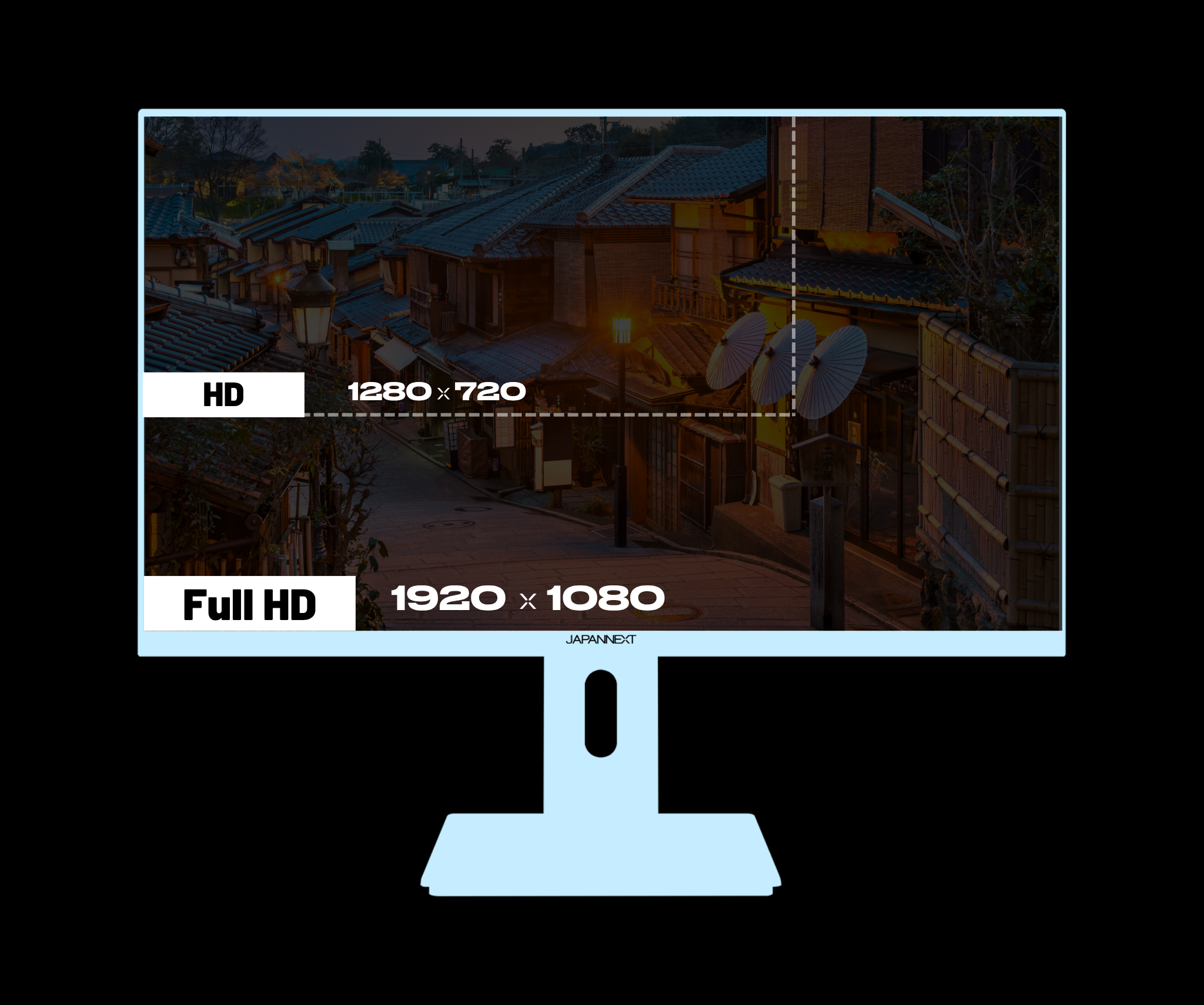 Monitor Gaming | 23,8” | IPS | FHD | 120Hz | Blu pastello
