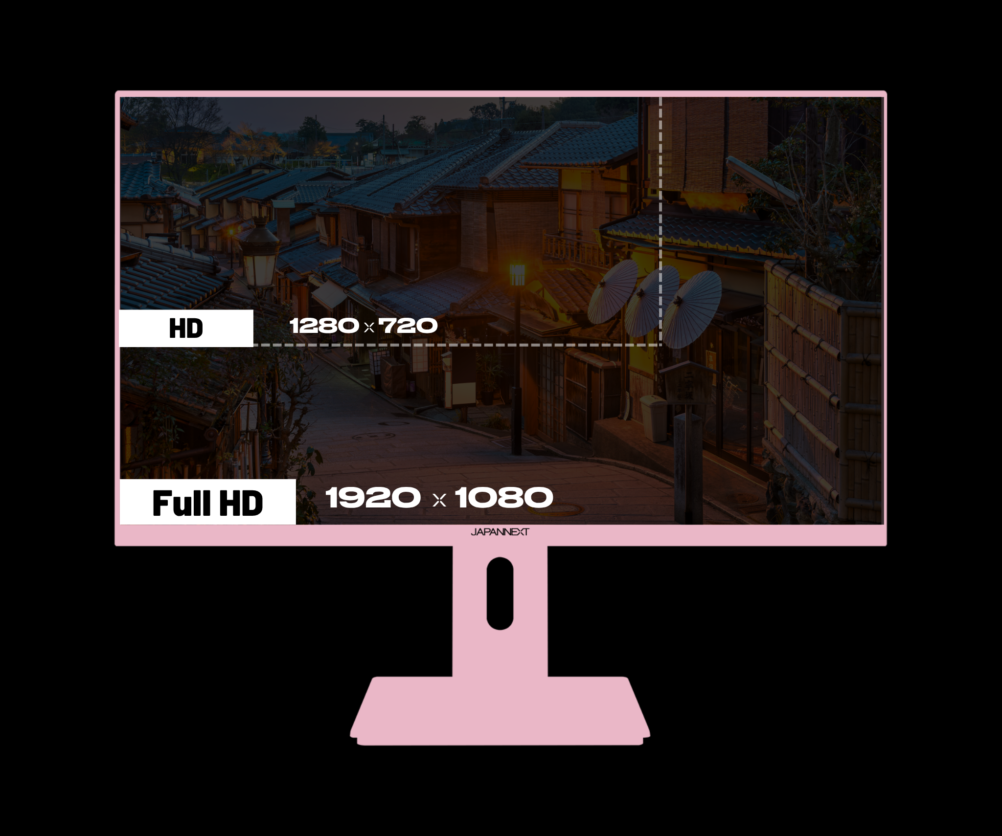 Monitor Gaming | 23,8” | IPS | FHD | 120Hz | Rosa pastello