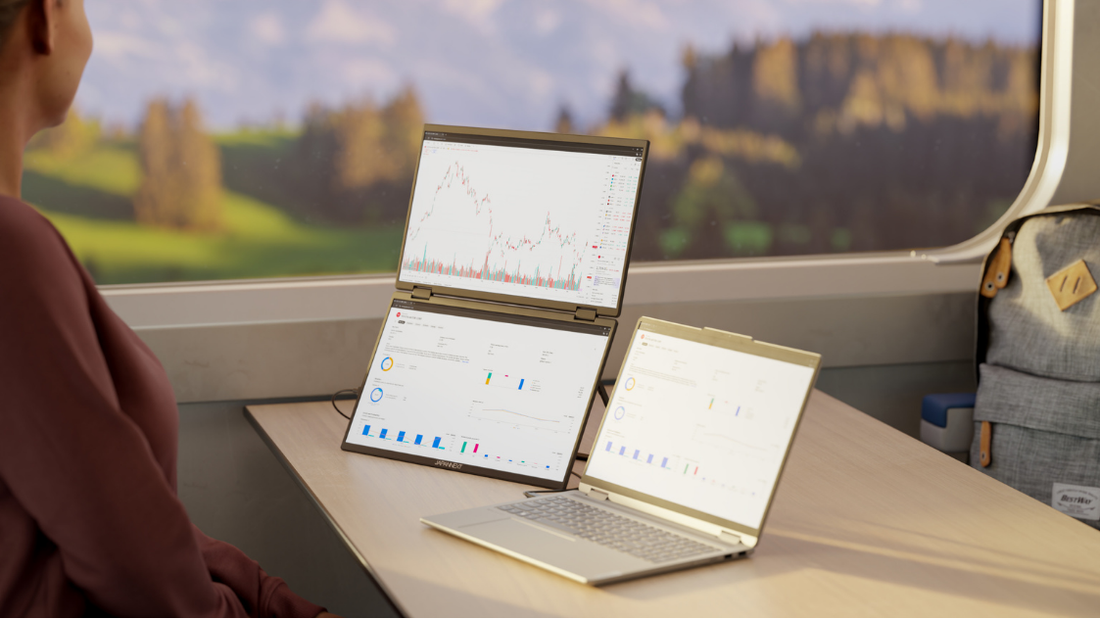 Doppio schermo mobile | 2 x 23,8” | IPS | FHD