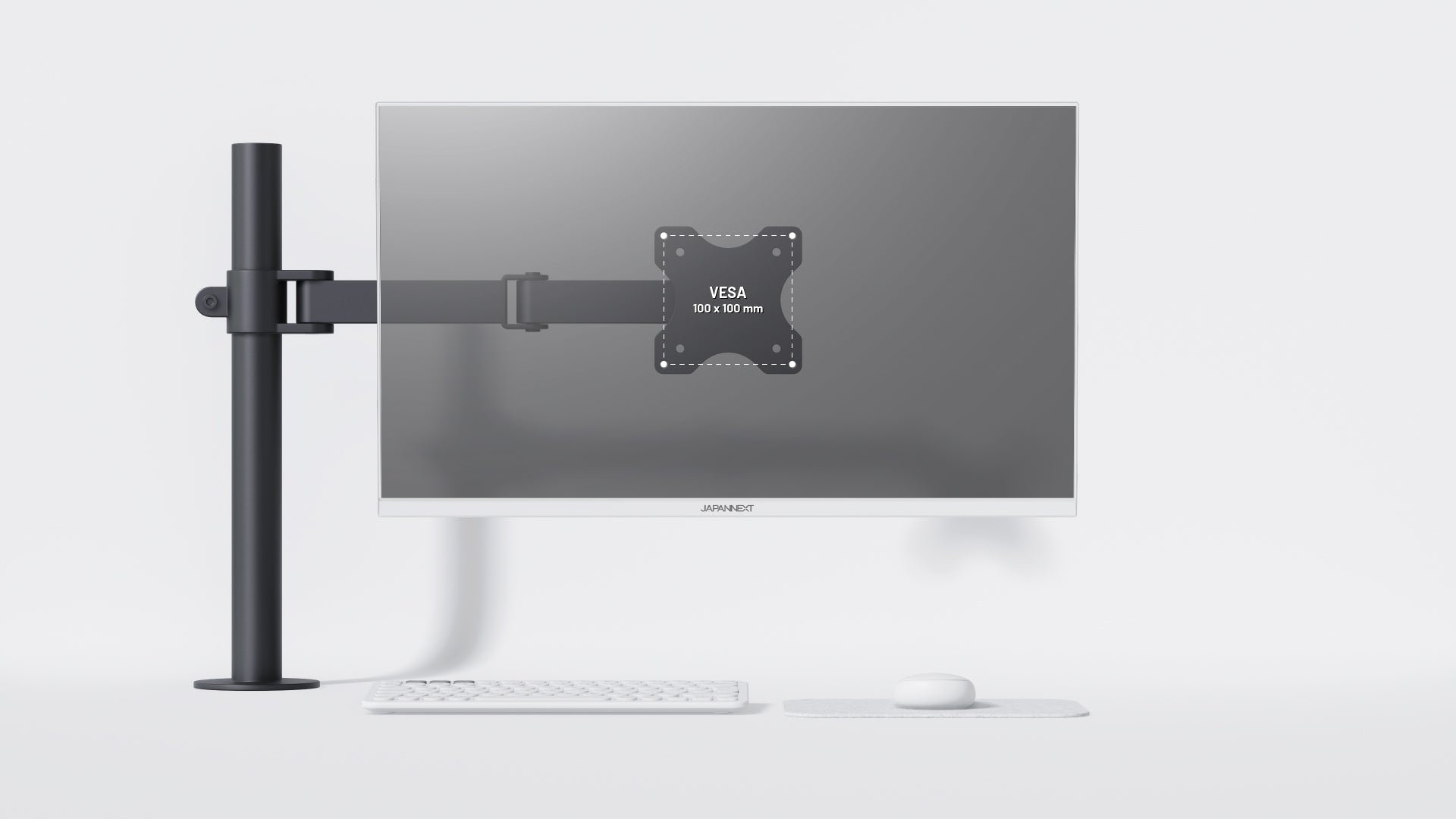 Schermo per PC da ufficio | 28" | IPS | 4K UHD | Bianco