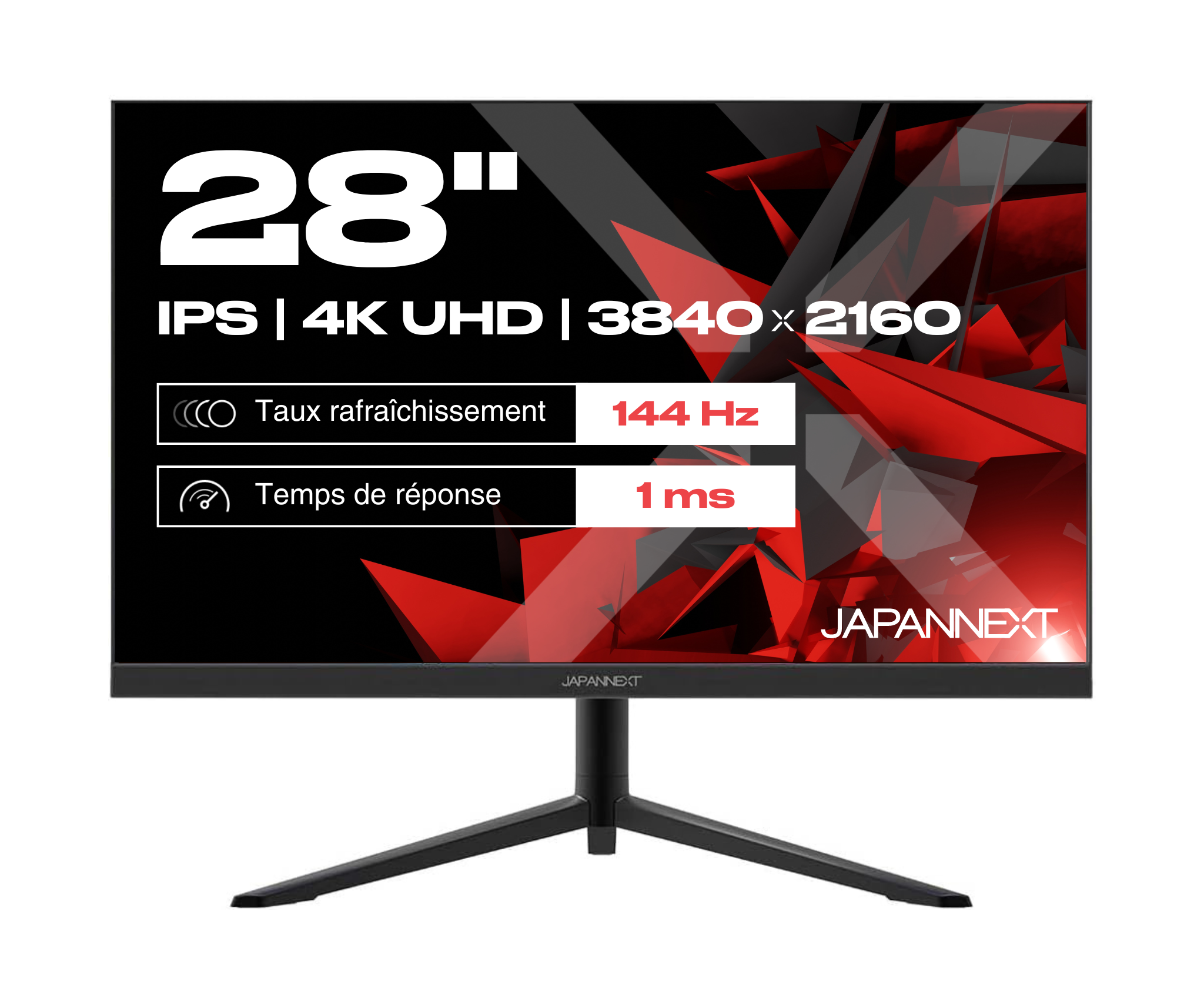 Monitor da gaming per PC | 28" | 4KUHD | 144Hz | USB-C (+carica 65W)
