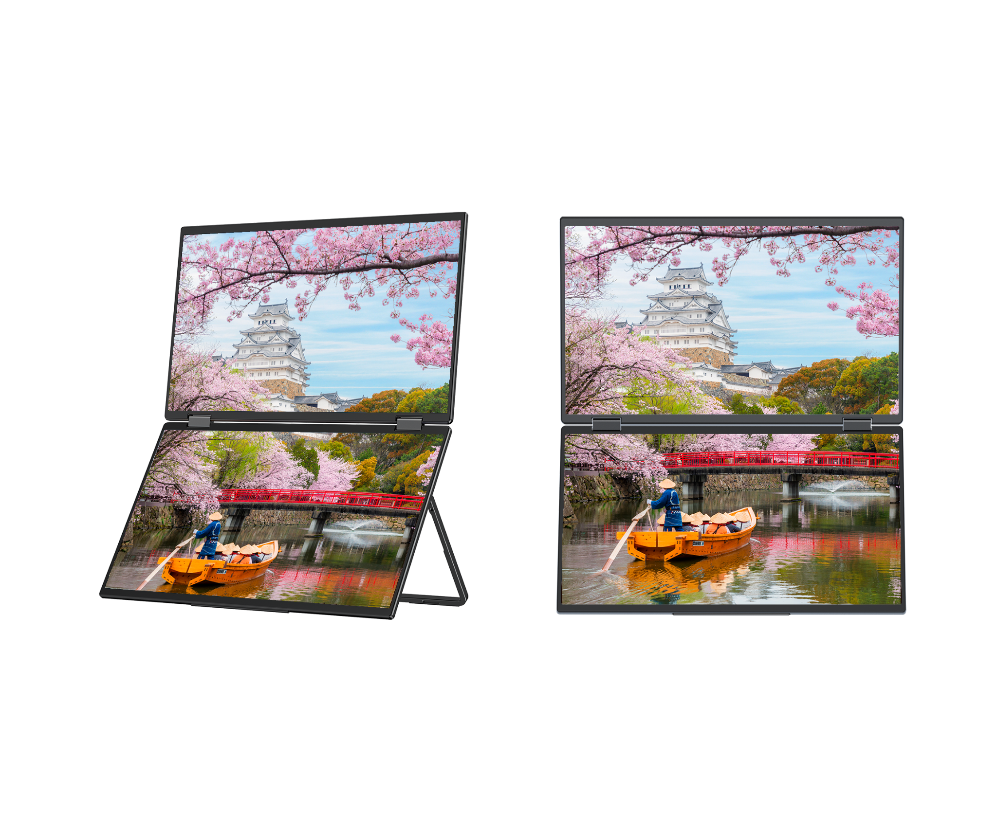 Doppio schermo mobile | 2 x 15,6” | IPS | FHD