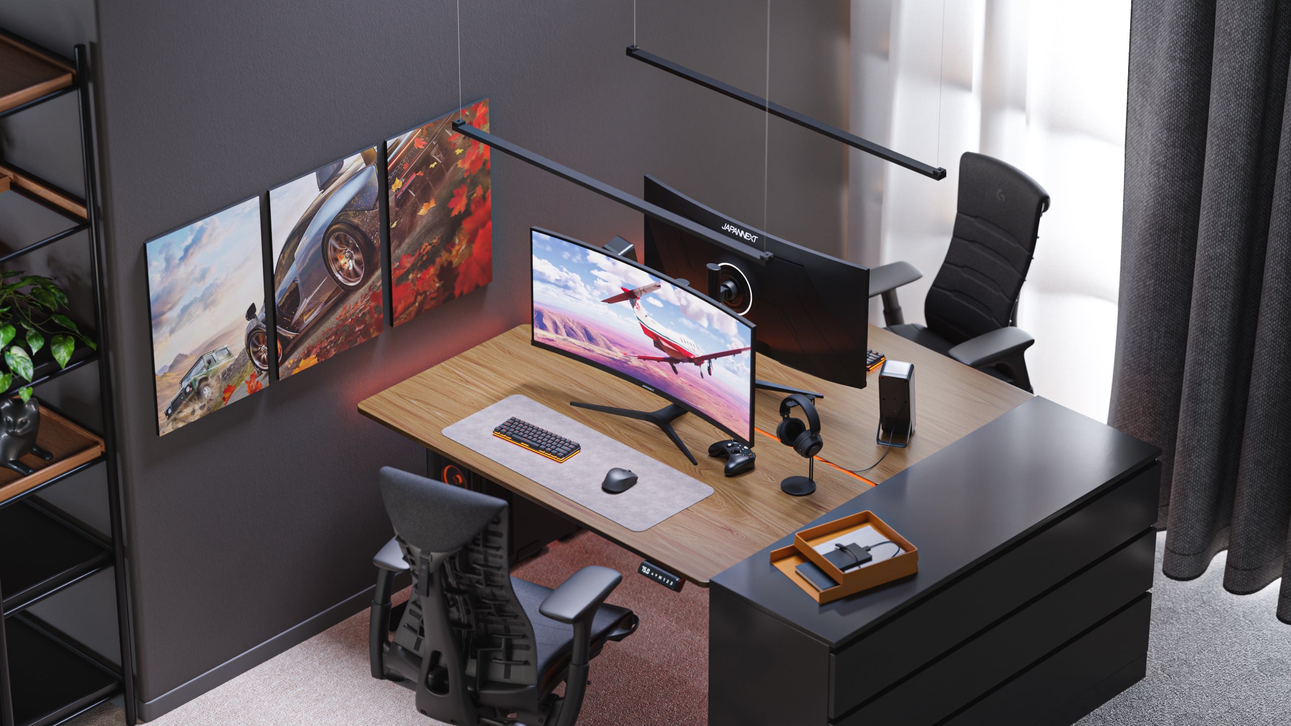 Monitor da gaming curvo | 37,5" | UWQHD+ | Pannello IPS | 144 Hz