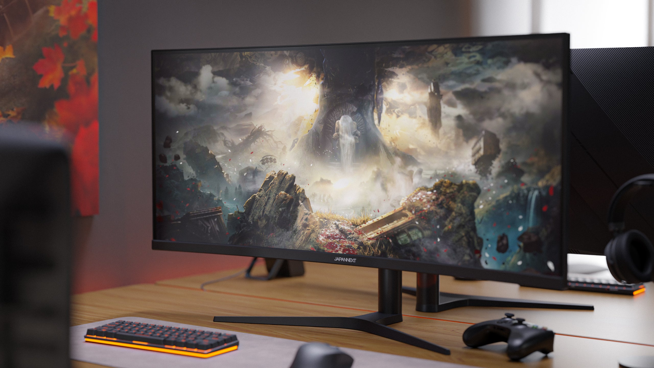 Monitor da gaming curvo | 37,5" | UWQHD+ | Pannello IPS | 144 Hz