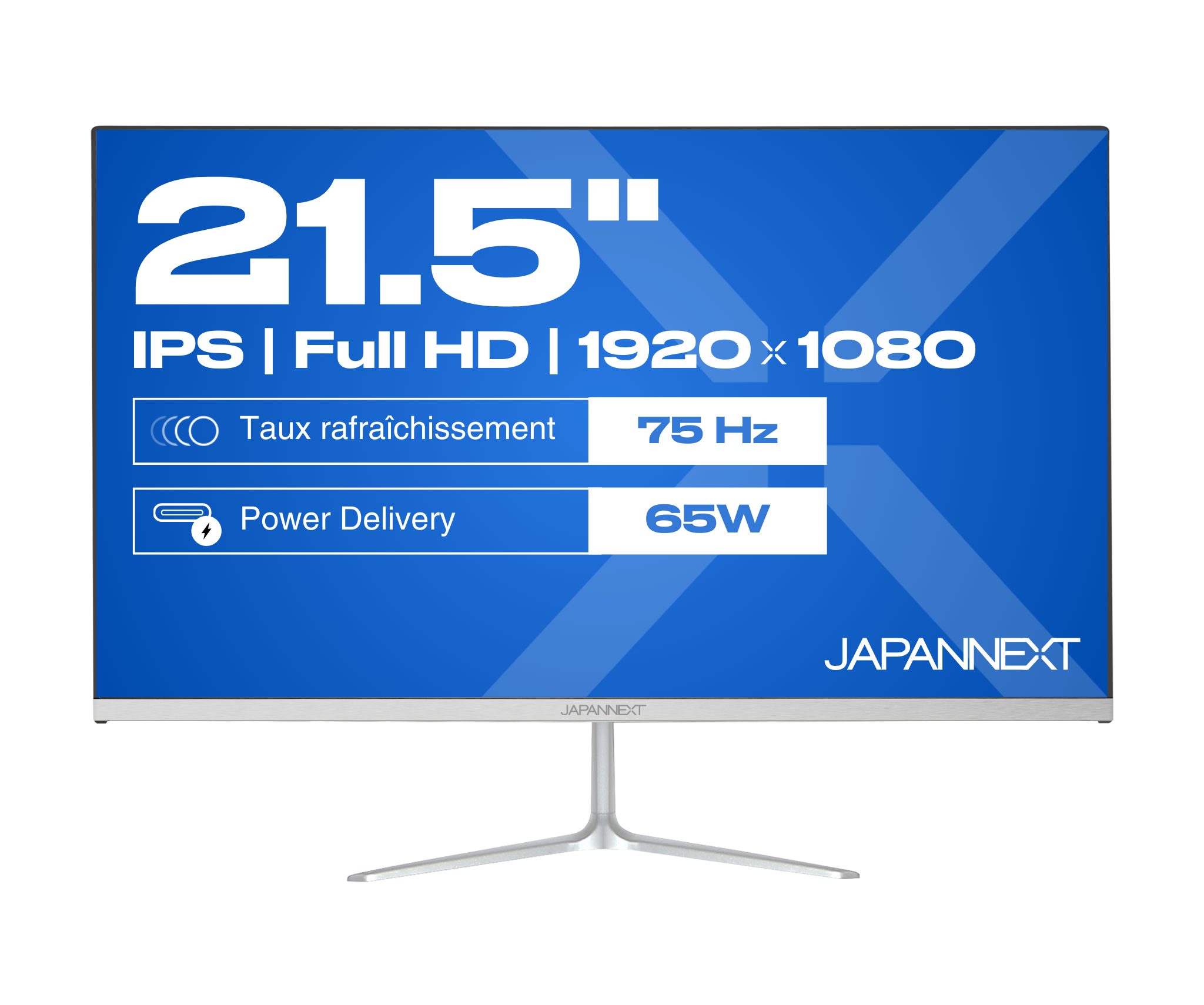 Schermo da ufficio per PC | 21,5" | FULL HD | 75Hz | USB-C (+carica 65W)