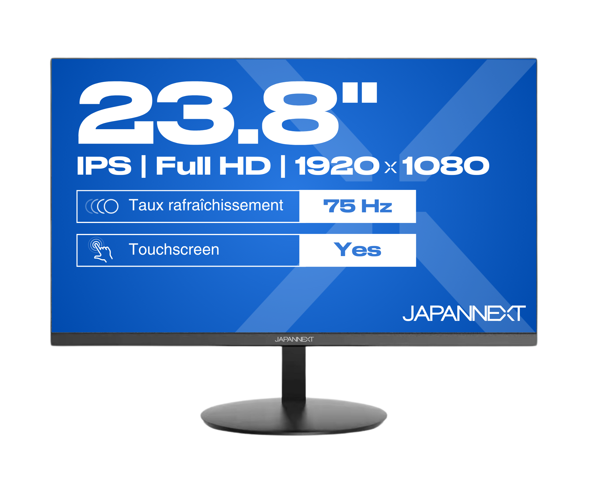 Schermo da ufficio per PC | Touch | 23,8" | IPS | Full-HD | 75Hz