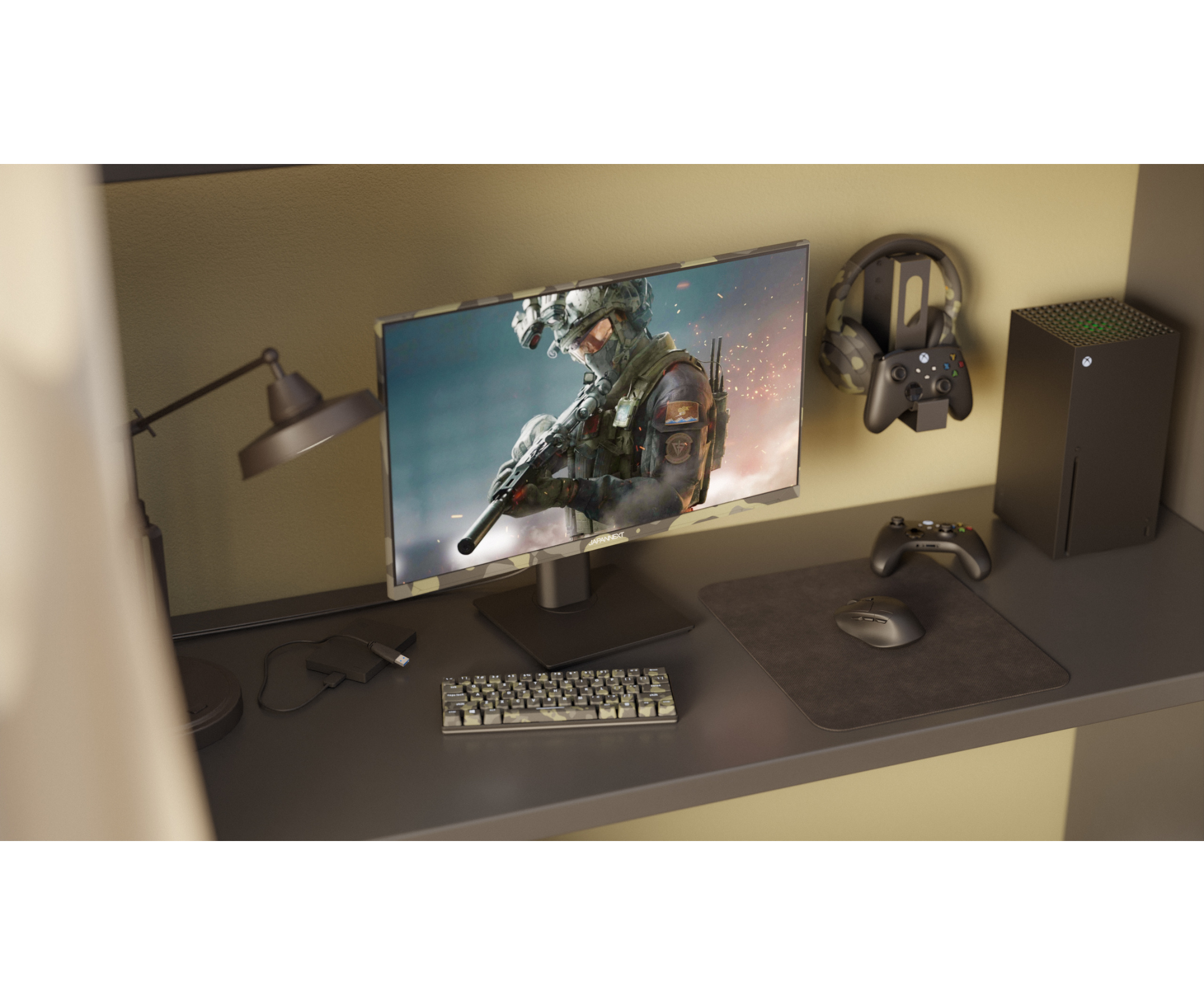 Monitor Gaming | 23,8" | IPS | FHD | 200Hz | HSP | Finitura mimetica