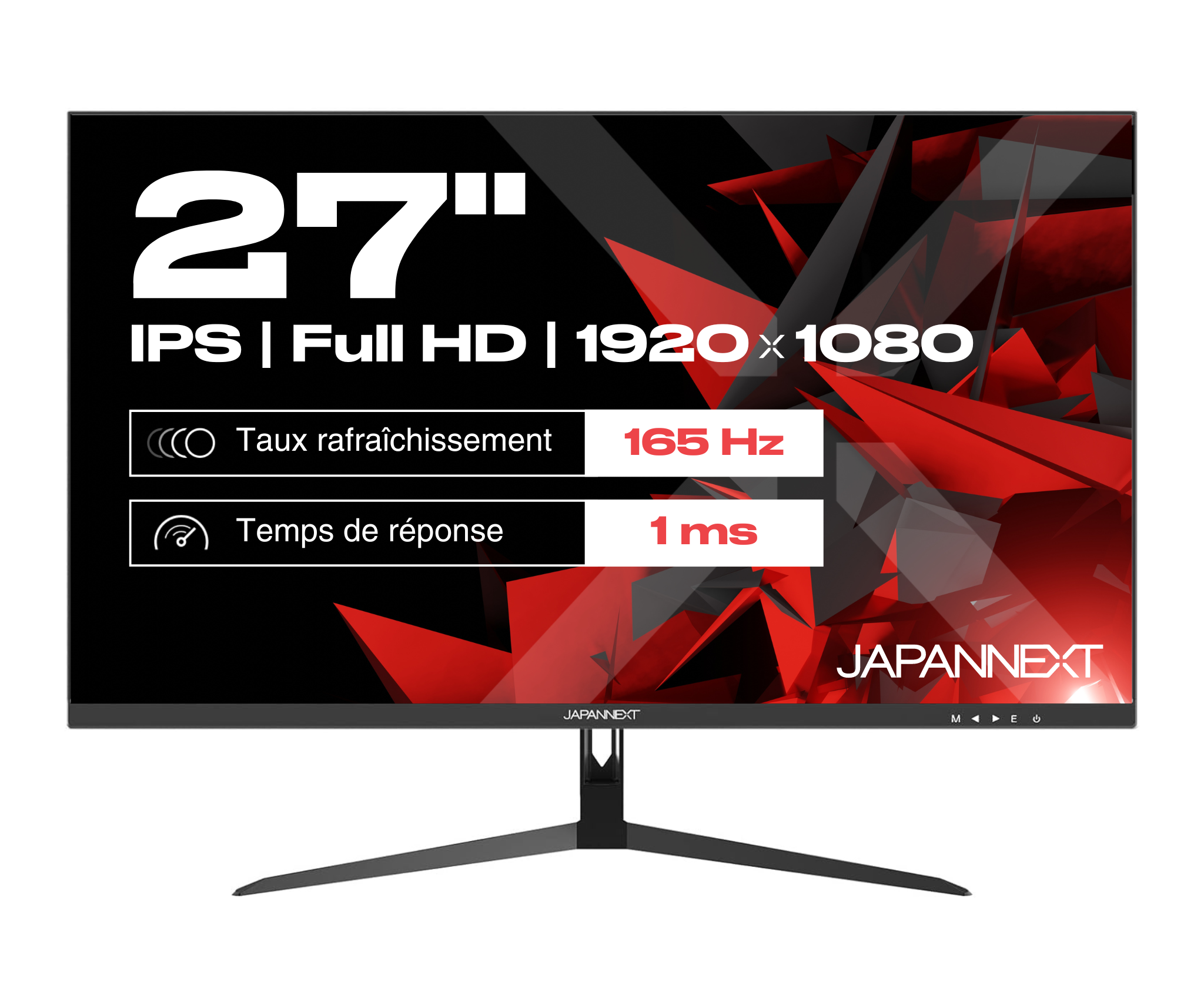Schermo da gaming per PC | 27" | IPS | FULL HD | 165Hz
