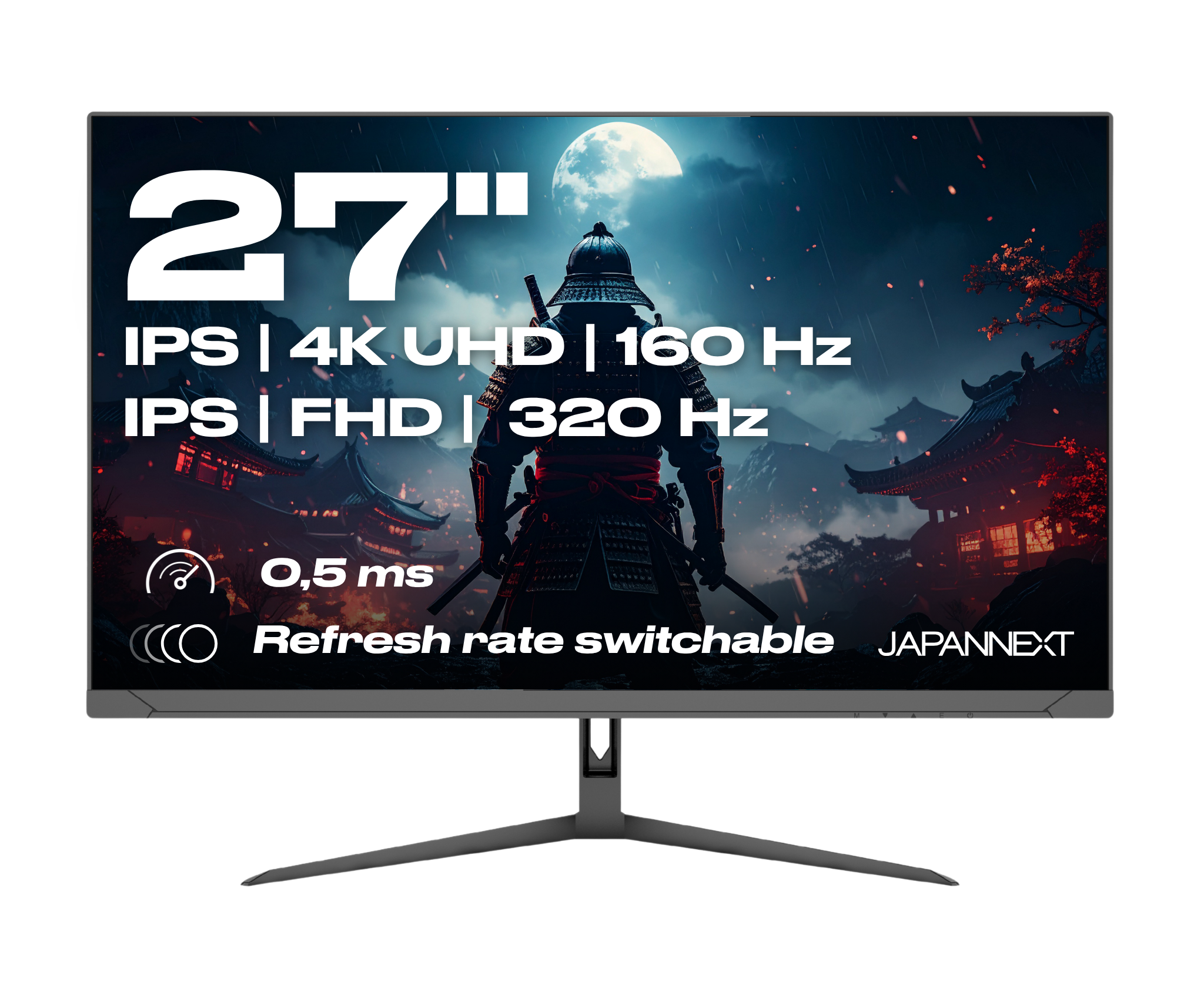 Monitor da gaming | 27" | IPS | Doppia modalità FHD/320 Hz - 4K UHD/160 Hz