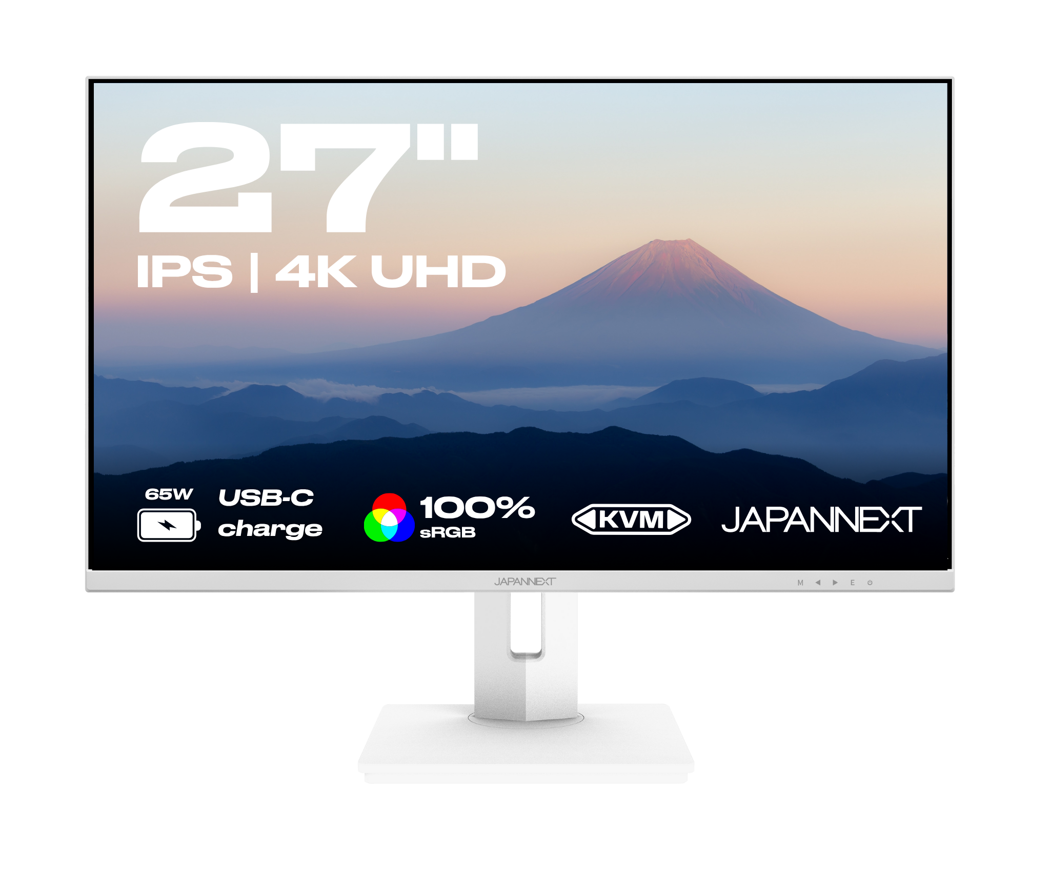 Schermo da ufficio per PC | 27" | 4KUHD | USB-C (+ carica 65W)