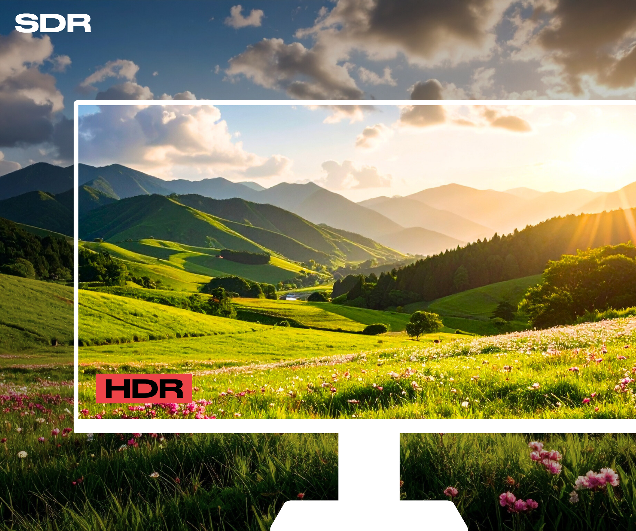 Schermo per PC da ufficio | 28" | 4K UHD | Bianco