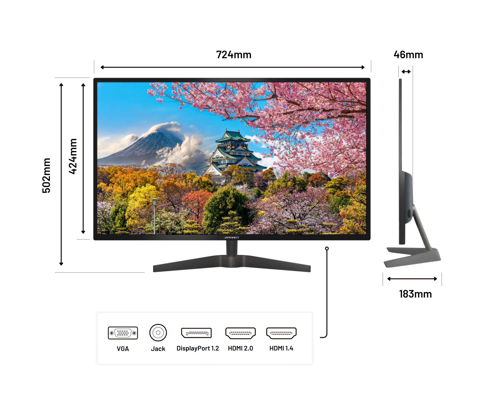 Schermo da ufficio per PC | 32" | WQHD | 60Hz