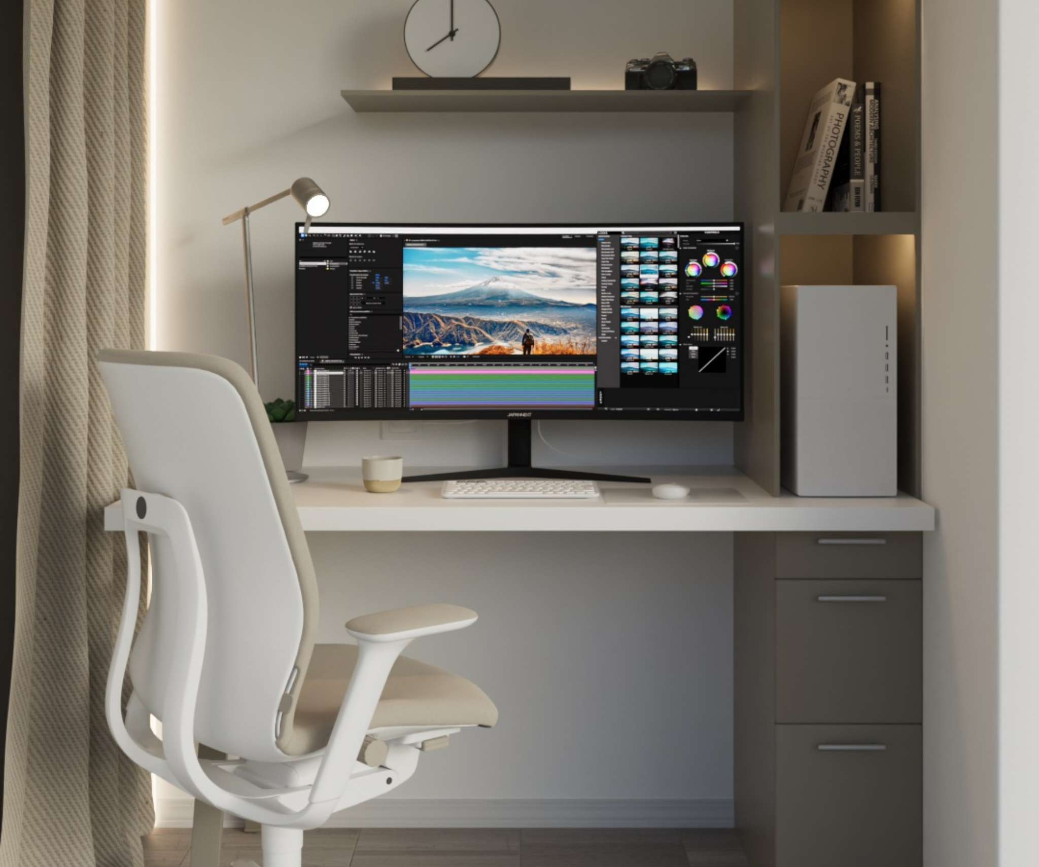 Monitor curvo per PC | 37,5" | UWQHD+ | Pannello IPS