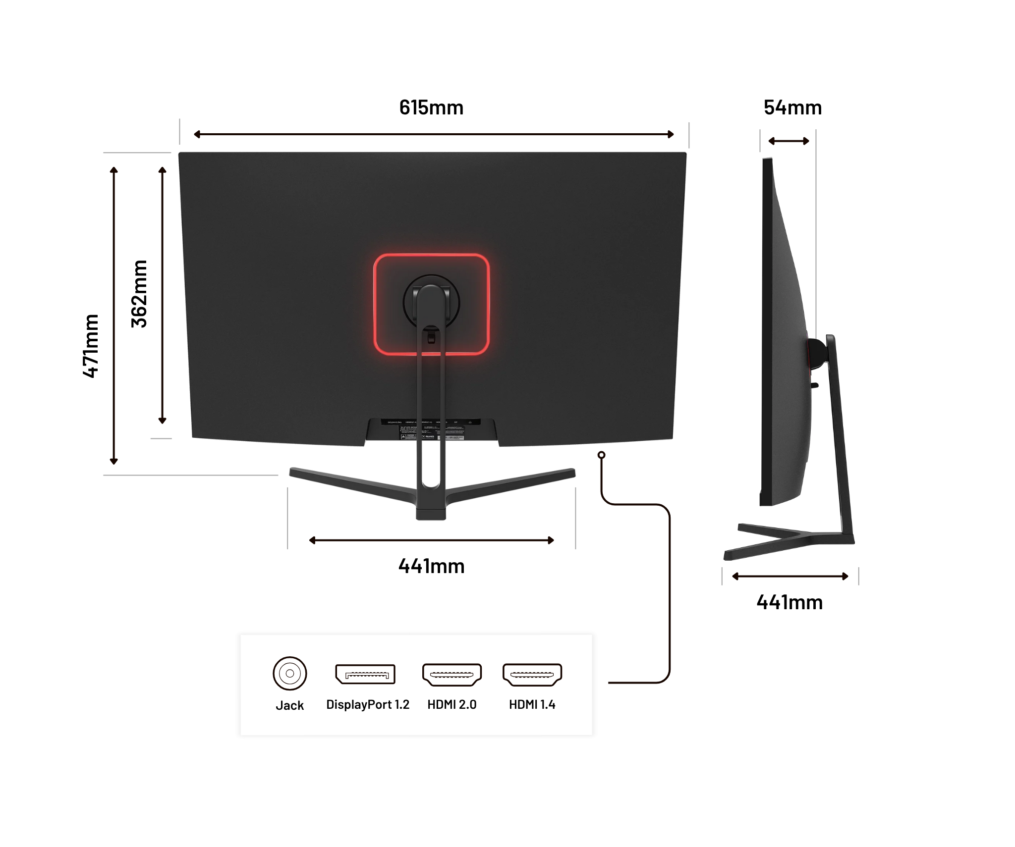 Schermo da ufficio | 31,5" | 4KUHD | 60Hz