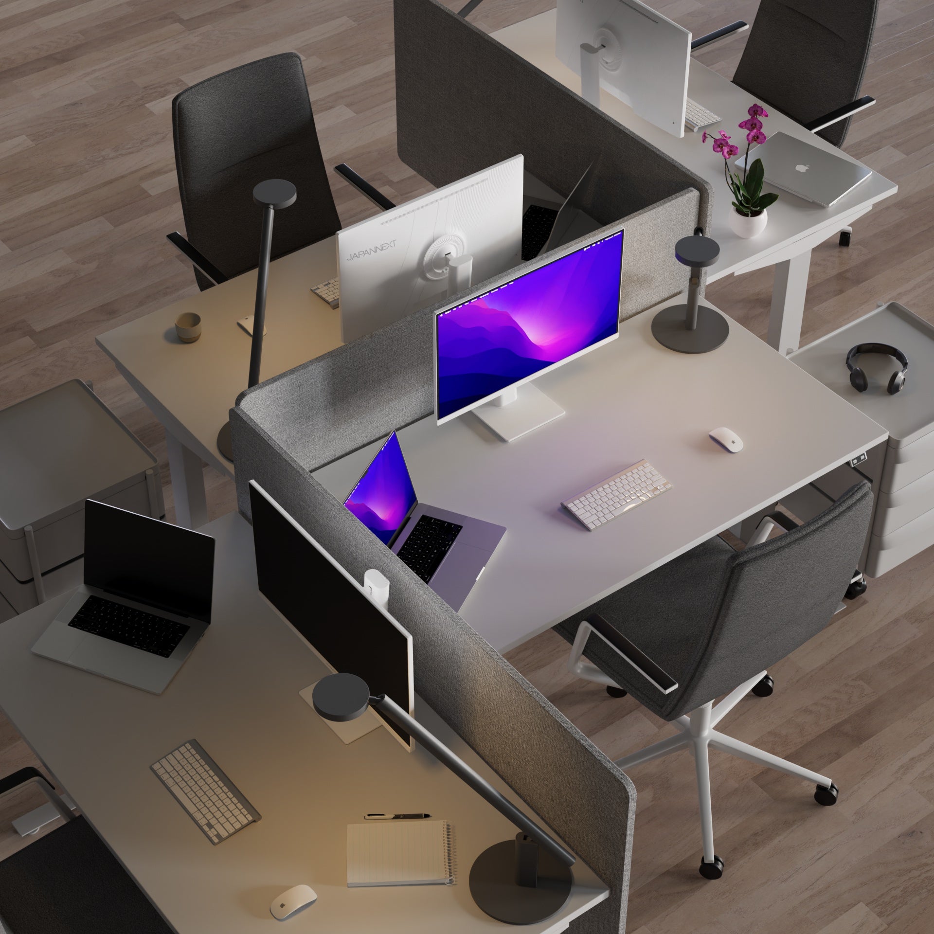 Schermo da ufficio | 27" | WQHD | Bianco