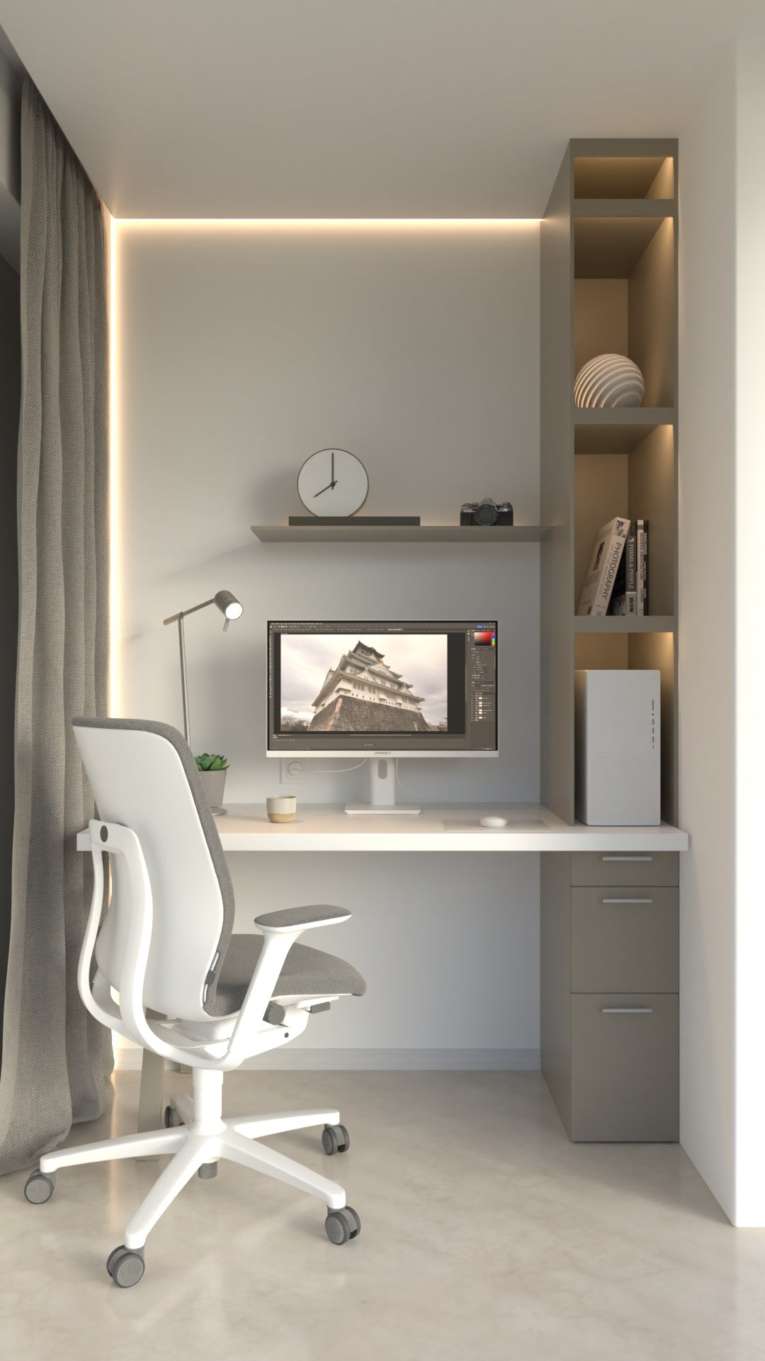 Schermo da ufficio | 27" | WQHD | Bianco