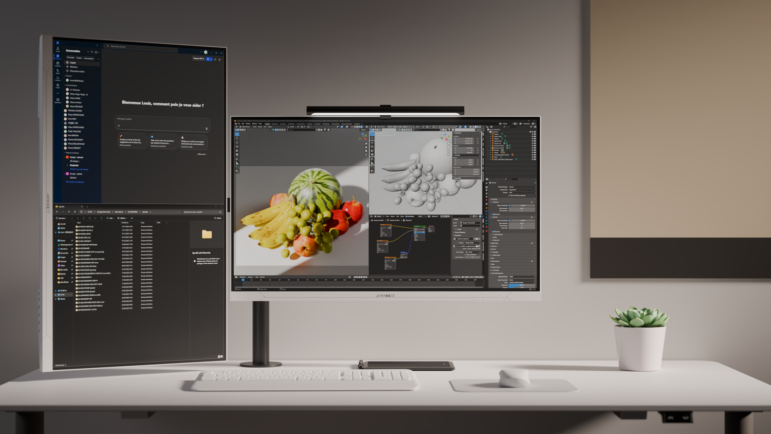 Écran 6K professionnel : Finance, architecture, ingénierie