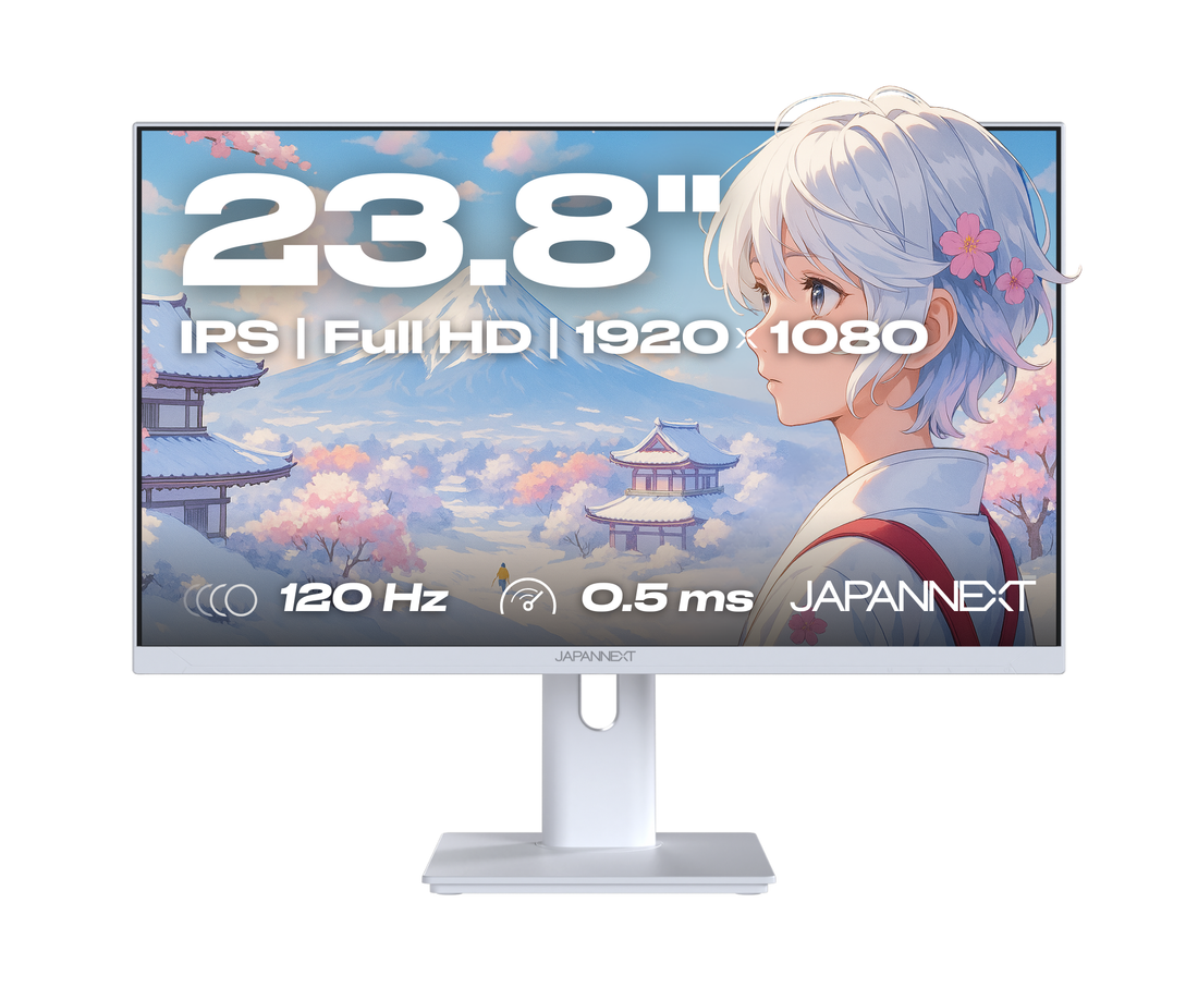Monitor Gaming | 23,8” | IPS | FHD | 120Hz | Bianco pastello
