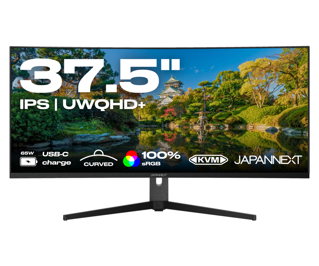Monitor curvo per PC  | 37,5&quot; | WQHD+ | Dalle IPS | USB-C (+ carica 65W)