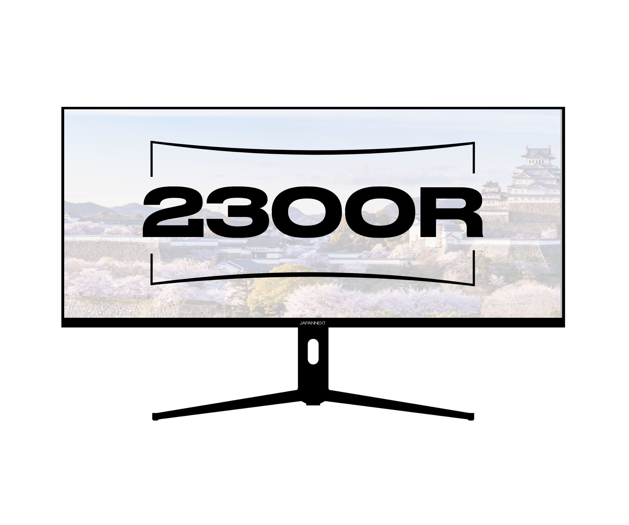 Monitor curvo per PC  | 37,5&quot; | WQHD+ | Dalle IPS | USB-C (+ carica 65W)