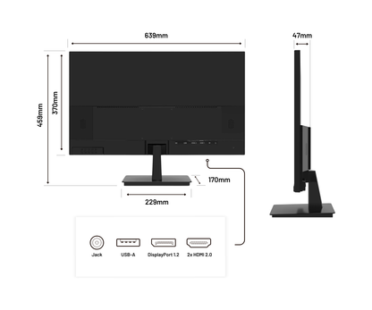 Monitor da ufficio | 28&quot; | 4KUHD | 60Hz