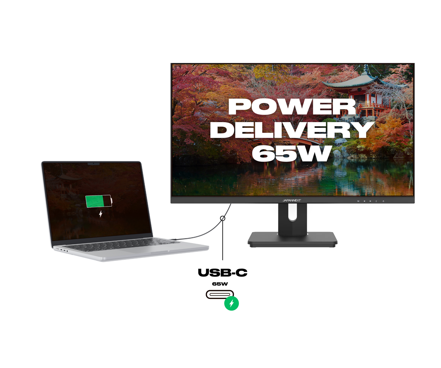 Schermo per PC da ufficio | 28&quot; | 4KUHD | USB-C (+ carica 65W)