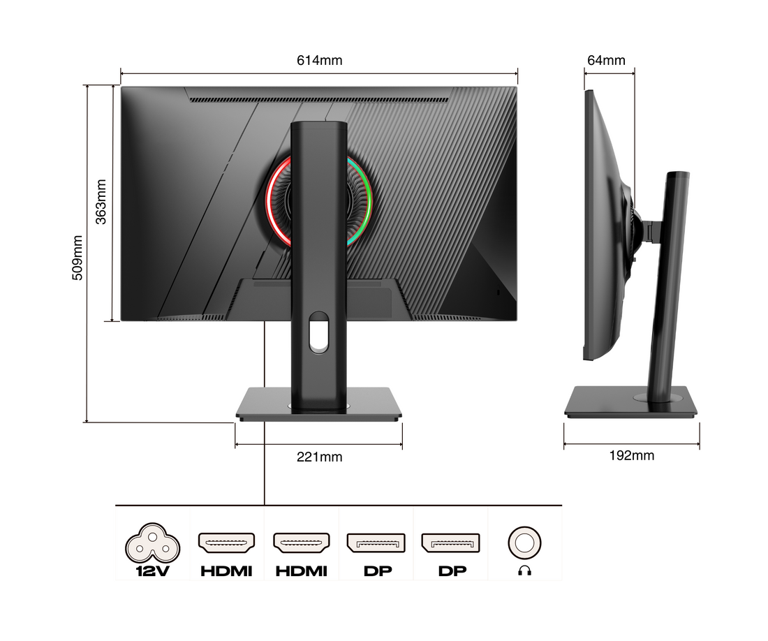 Monitor da gaming per PC | 27&quot; | IPS | WQHD | 165Hz