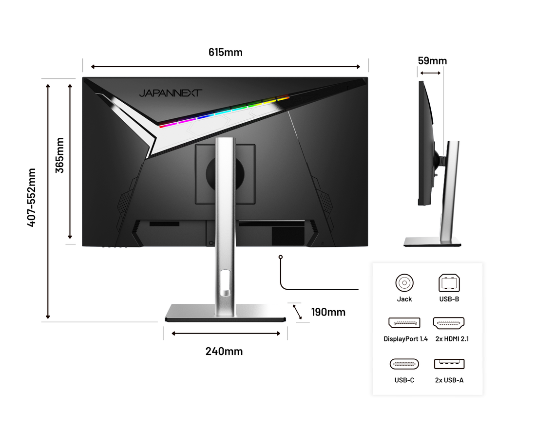 Monitor da Gaming per PC | 27&quot; | IPS | WQHD | 360Hz