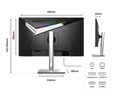Monitor da Gaming per PC | 27&quot; | IPS | WQHD | 360Hz