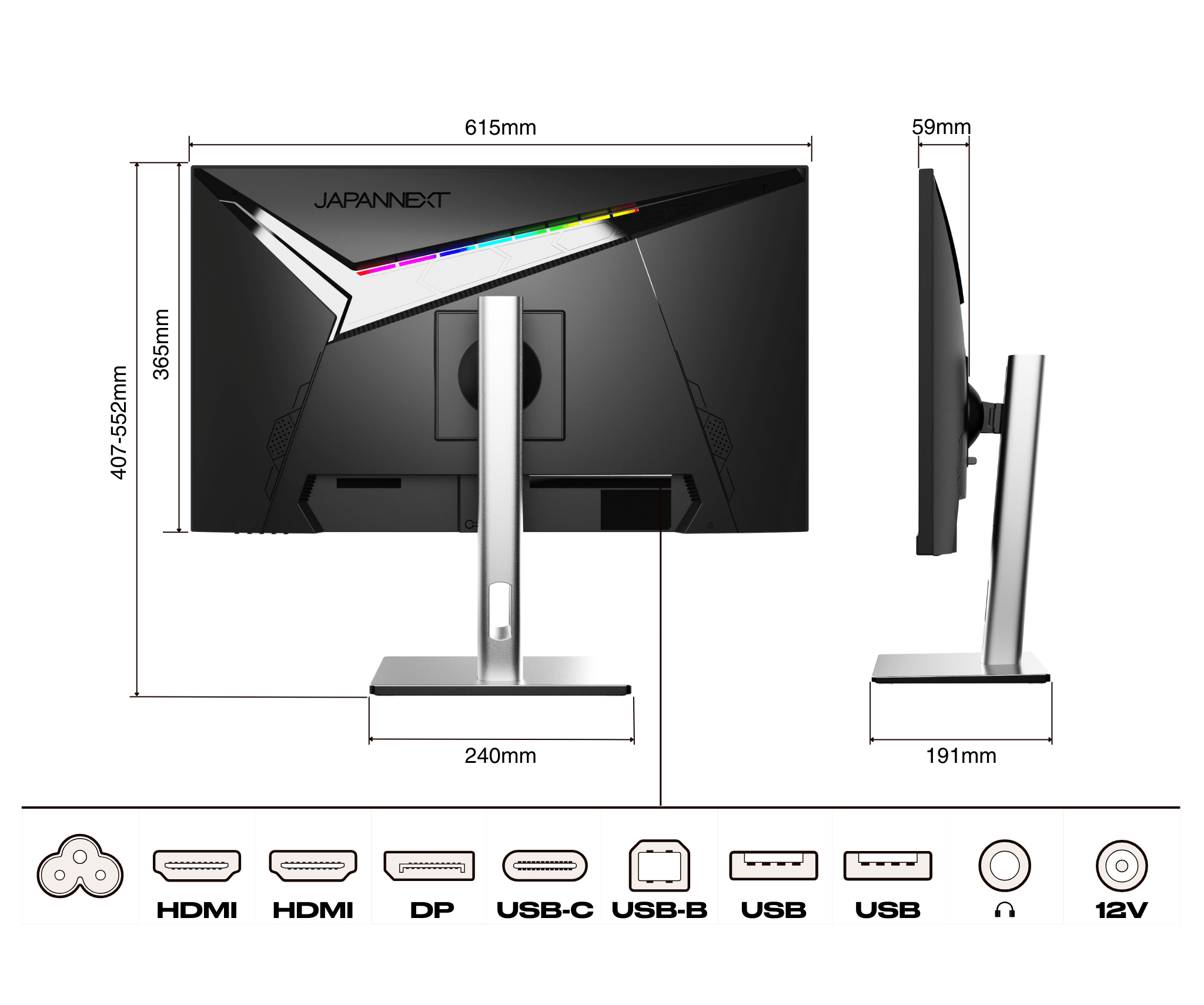 Monitor da Gaming per PC | 27&quot; | IPS | WQHD | 360Hz