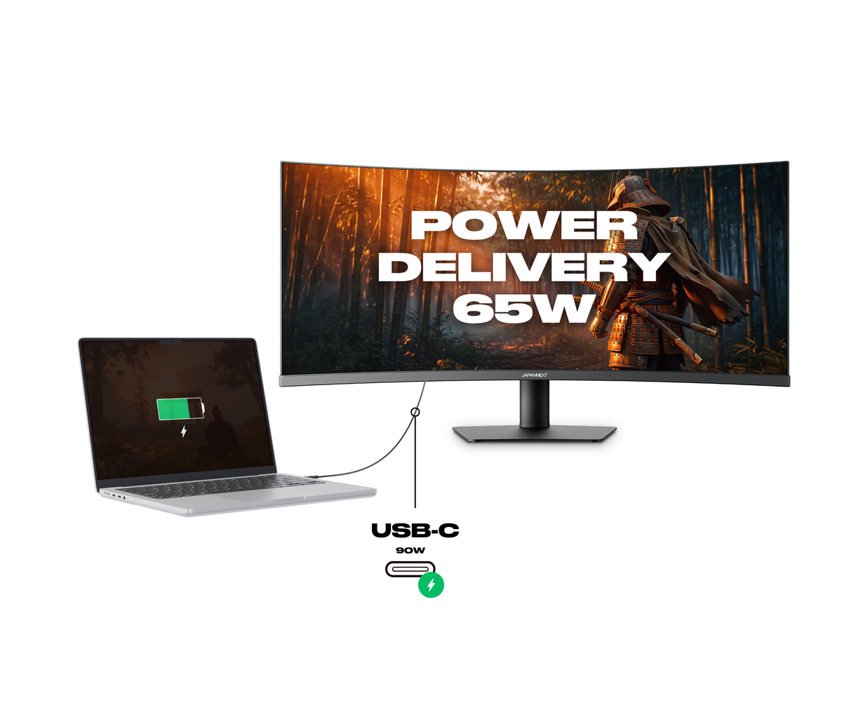 Monitor curvo per PC | 37,5" | UWQHD+ | 144 Hz | USB-C (Power Delivery 90 W)