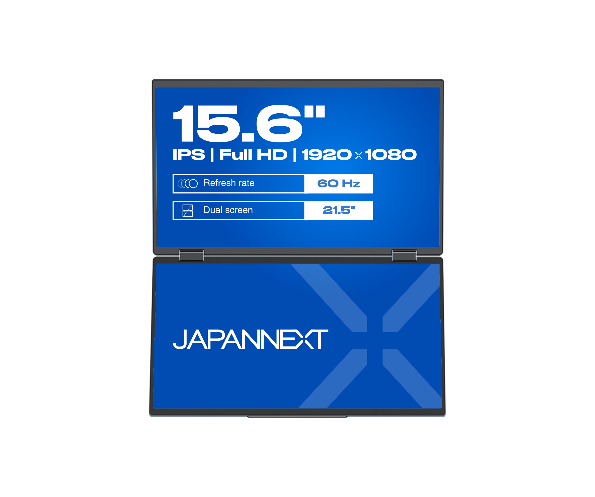 Doppio schermo mobile | 2 x 15,6” | IPS | FHD