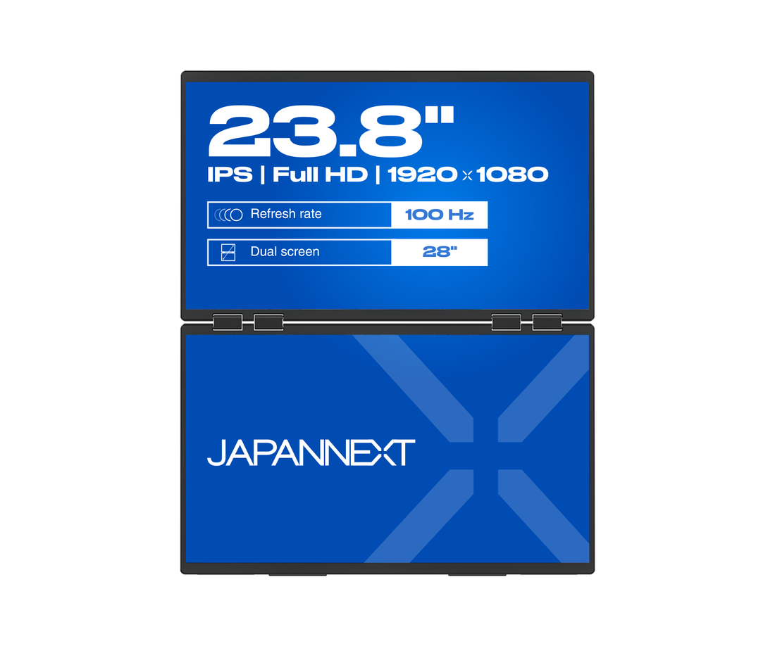 Doppio schermo mobile | 2 x 23,8” | IPS | FHD