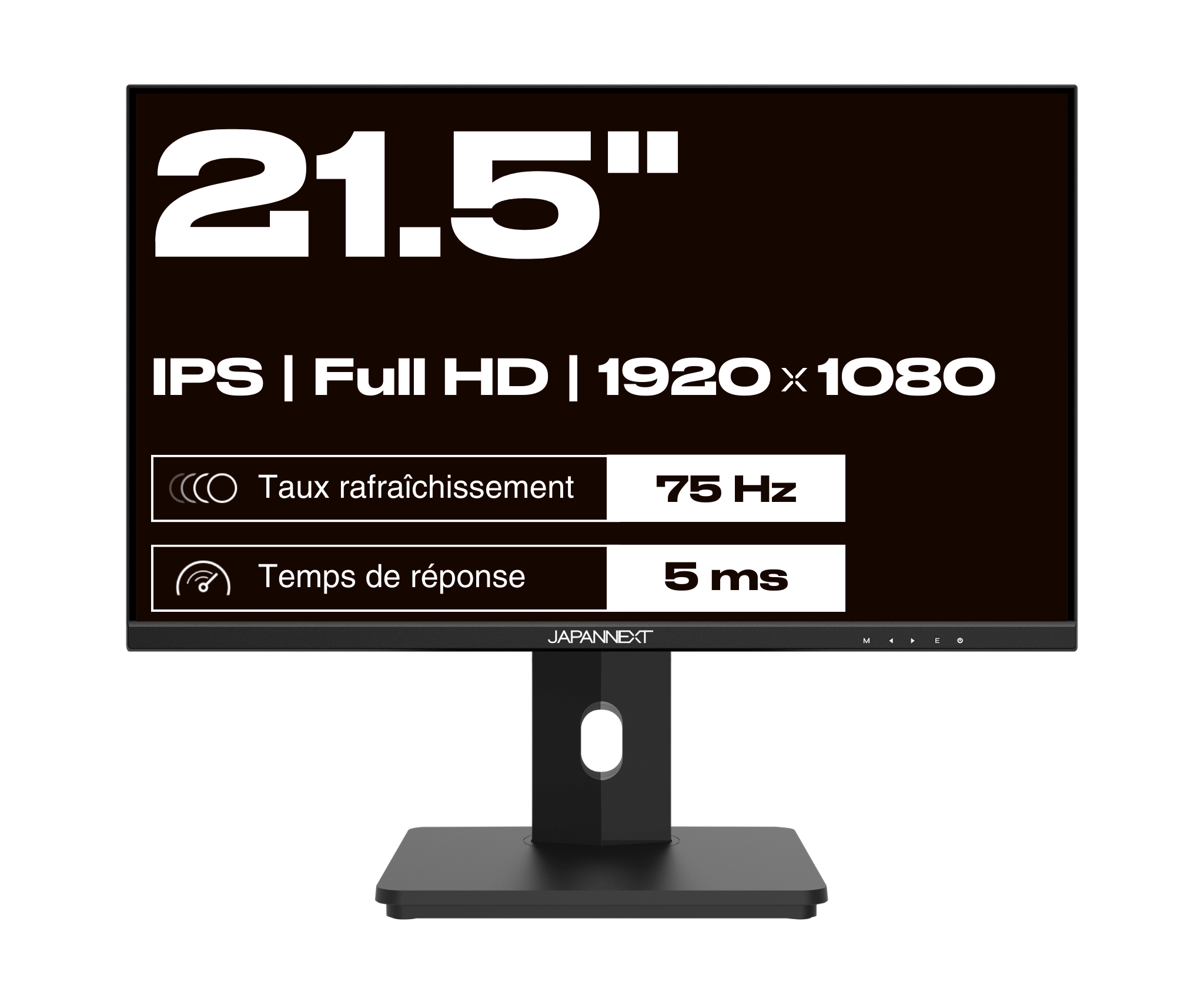 Schermo da ufficio per PC | 21,5&quot; | FULL HD | USB-C (+ carica 65W)