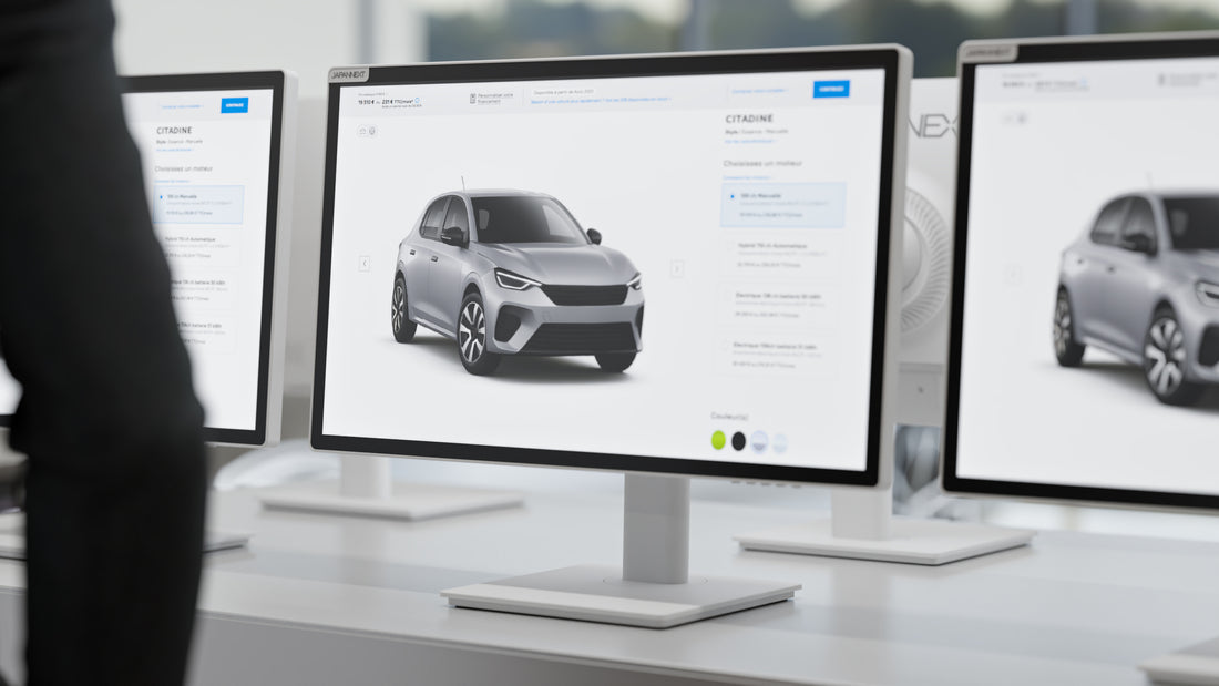 Schermo PC da ufficio | 21,5&quot; | FHD | Touchscreen | Hub USB | KVM