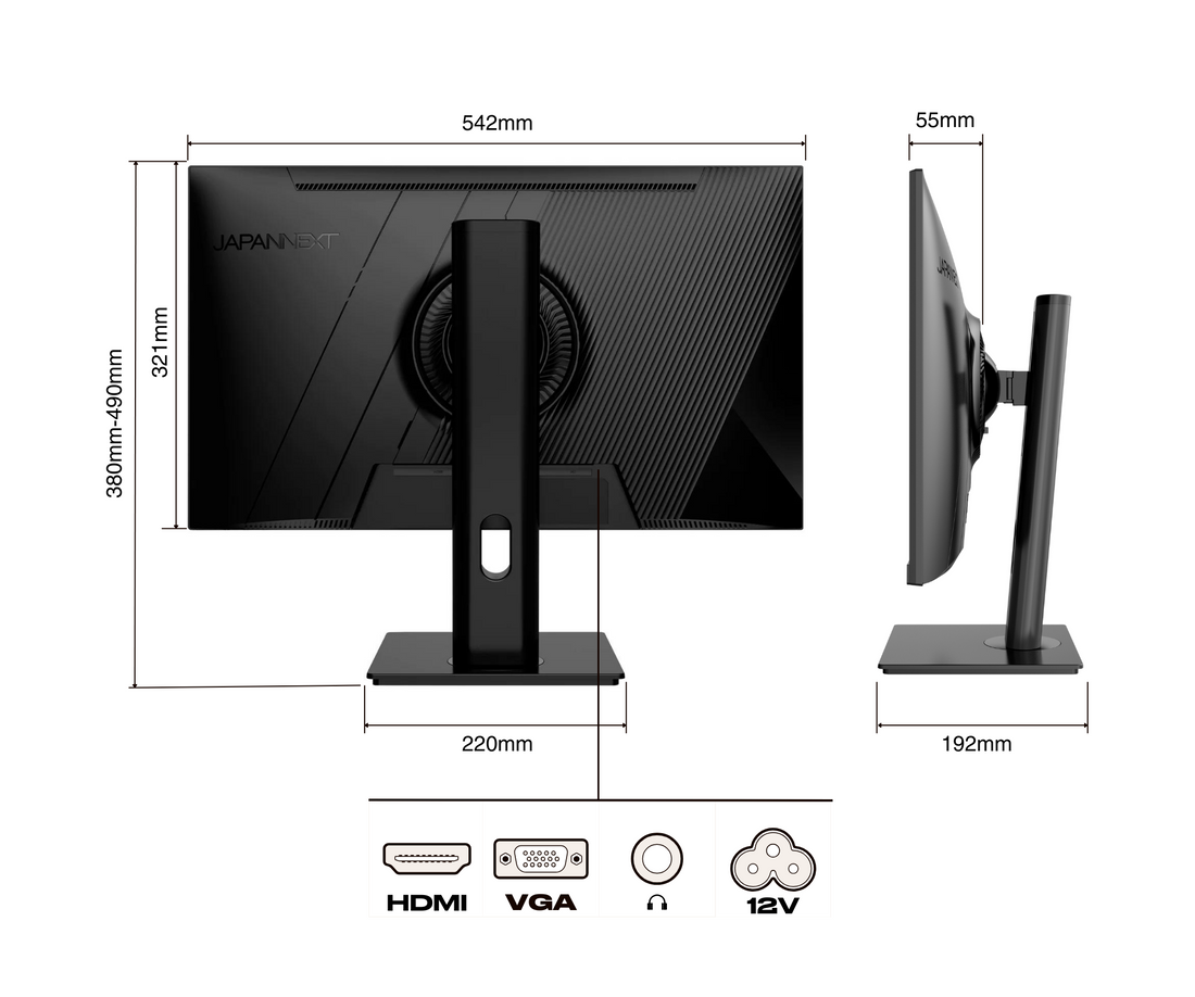 Monitor da ufficio per PC | 23,8&quot; | FULLHD | 75Hz