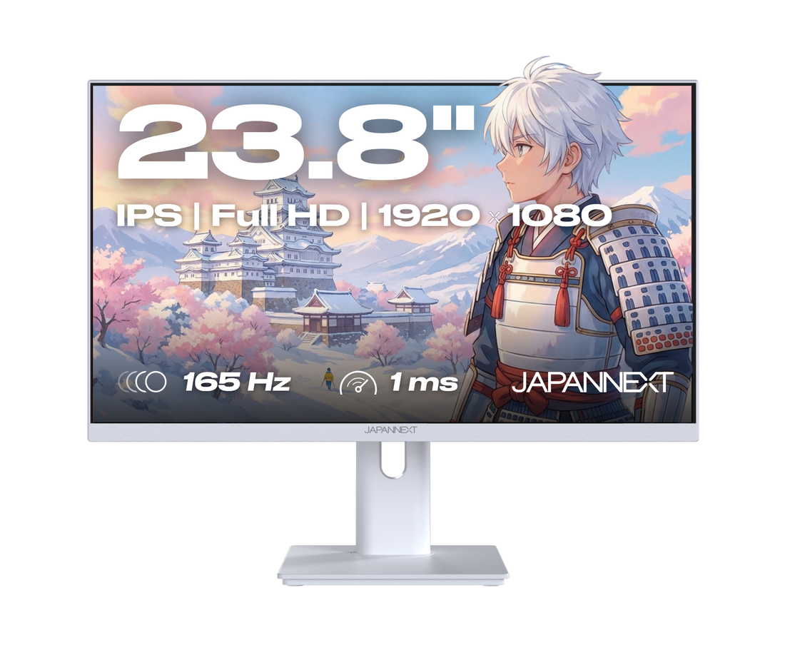 Monitor Gaming | 23,8” | IPS | Full HD | 165Hz | Bianco pastello