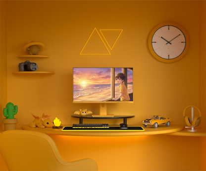 Monitor Gaming | 23,8” | IPS | FHD | 165Hz | Giallo pastello
