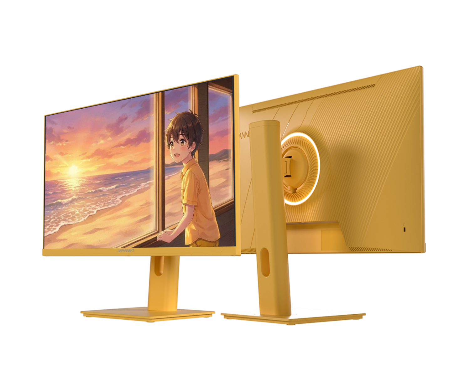 Monitor Gaming | 23,8” | IPS | FHD | 165Hz | Giallo pastello