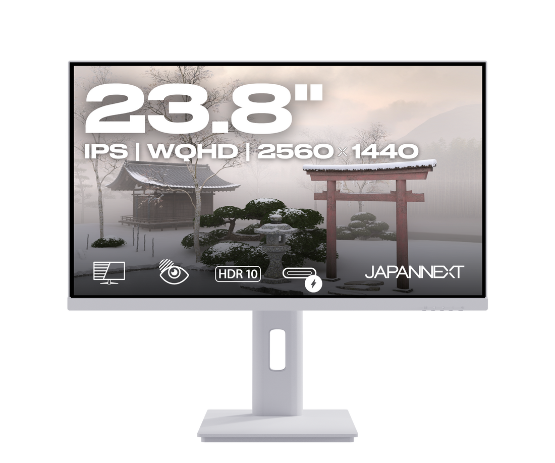 Monitor da ufficio | 23,8" | WQHD | USB-C | Bianco