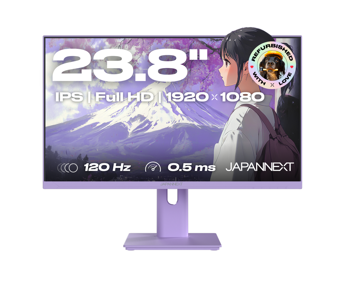 Monitor Gaming | 23,8” | IPS | Full HD | 120Hz | Bianco pastello