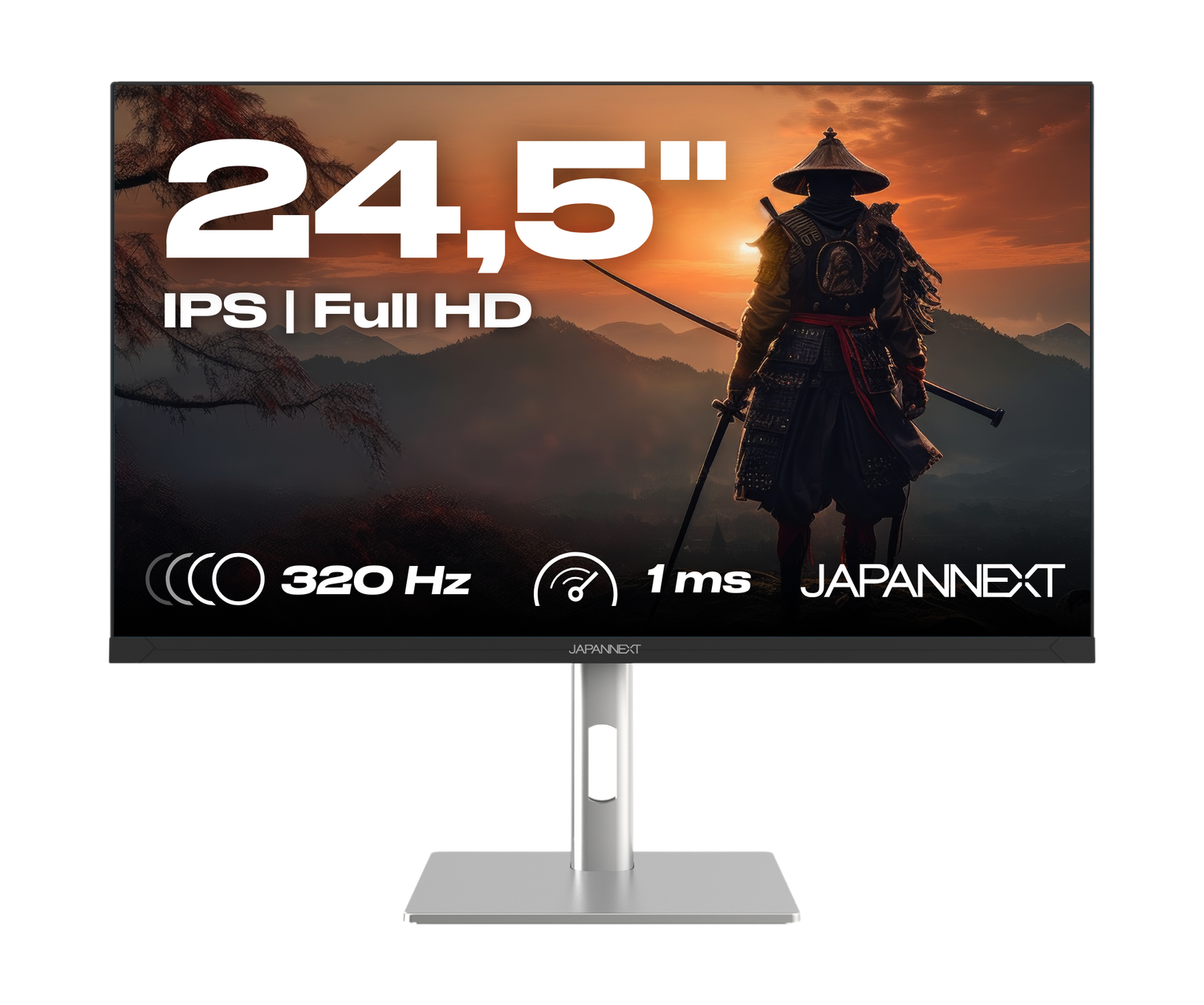 Schermo PC Gaming | 24,5” | IPS | FHD | 320Hz | Supporto ergonomico