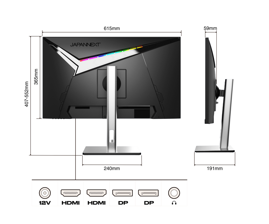 Monitor da Gaming per PC | 27&quot; | IPS | 4K UHD | 144Hz