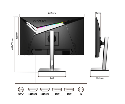 Monitor da gaming per PC  | 27&quot; | IPS | 4KUHD | 144Hz