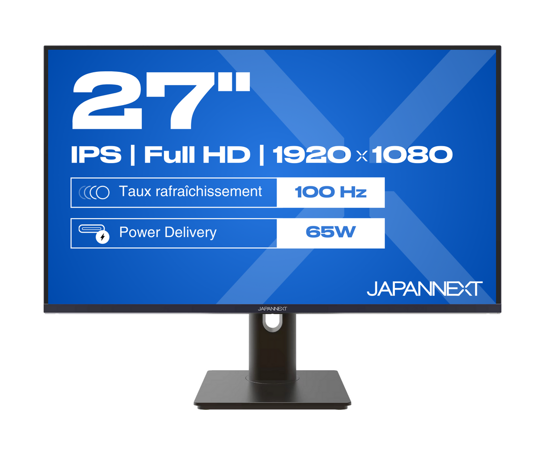 Schermo da ufficio per PC | 27&quot; | FULL HD | 100 Hz | USB-C (+ carica 65W)