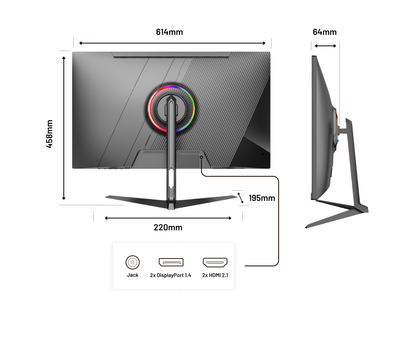 Monitor da gaming | 27&quot; | IPS | Doppia modalità FHD/320 Hz - 4K UHD/160 Hz