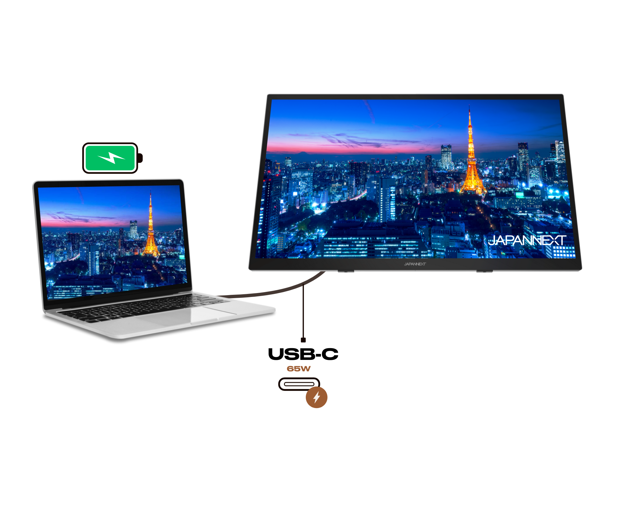 Schermo da ufficio per PC | Touch | 27&quot; | WQHD | USB-C (+ carica 65W)