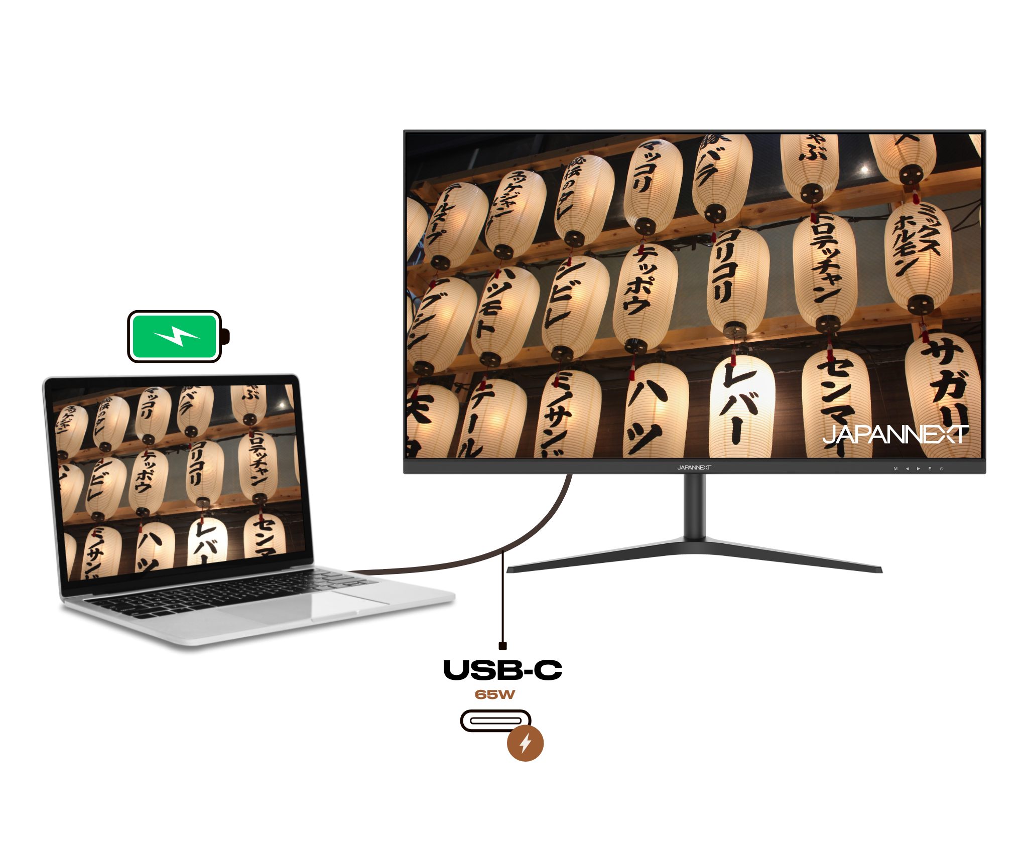 Schermo da ufficio per PC | 27&quot; | WQHD | USB-C (+ carica 65W)