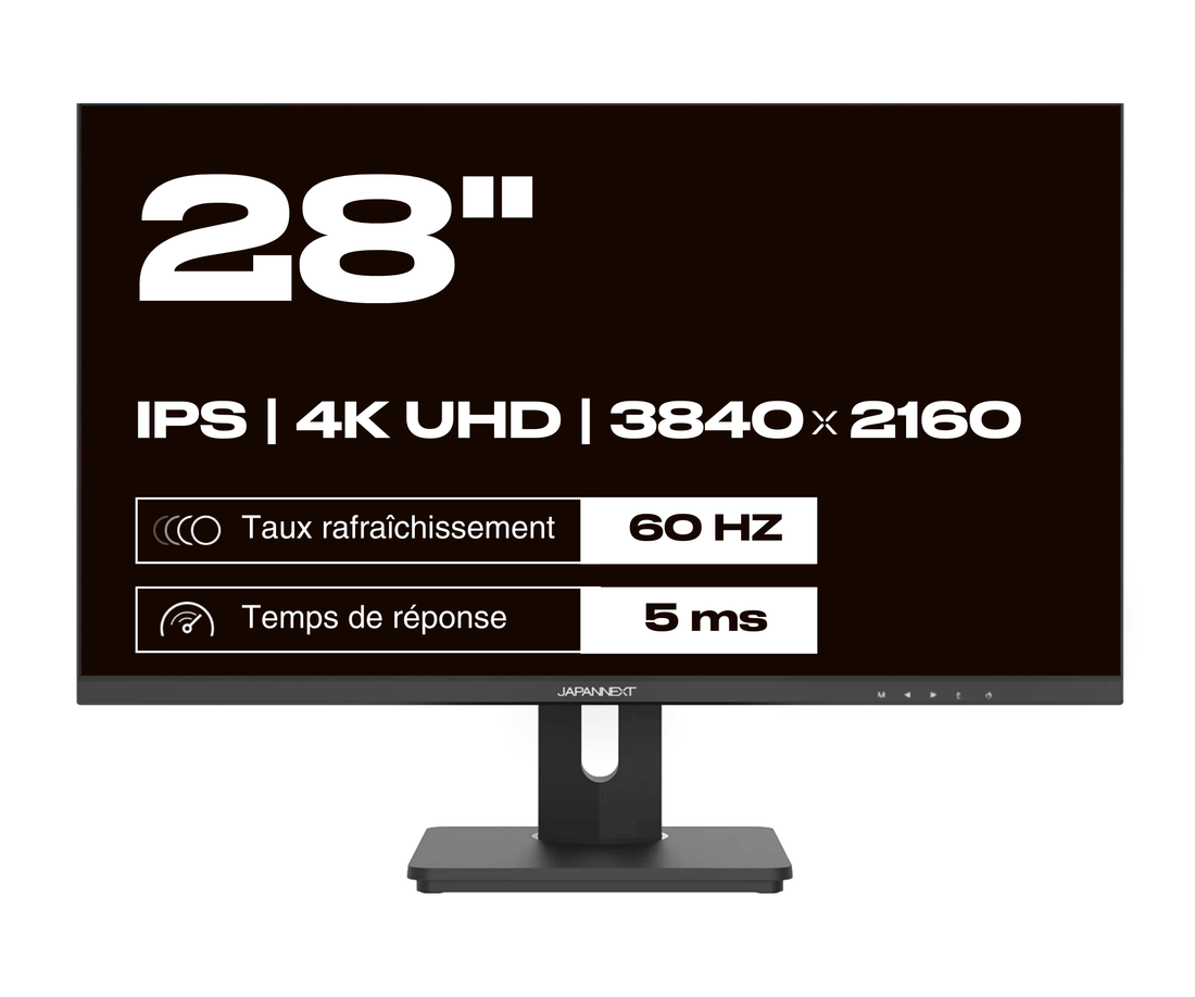 Schermo per PC da ufficio | 28&quot; | 4KUHD | USB-C (+ carica 65W)